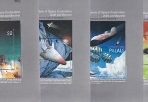 US 549-52 Trust Territories Palau NH VF Space Craft S/S