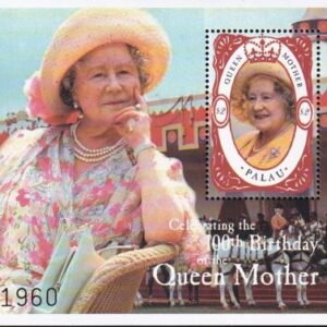 US 580 Trust Territories Palau NH VF Queen Mother S/S