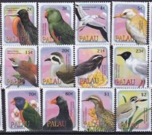 US 648-65 Trust Territories Palau NH VF 1-c/$3 Bird Definitive Set