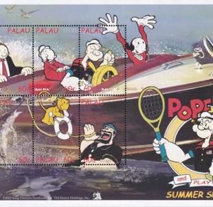 US 696 Trust Territories Palau NH VF Popeye, Summer Sports M/S