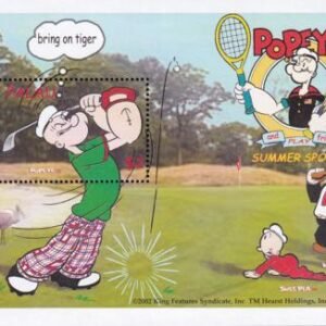 US 697 Trust Territories Palau NH VF Popeye Golf S/S