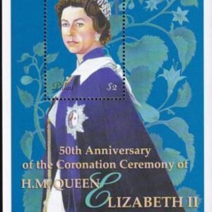 US 725 Trust Territories Palau NH VF Queen Elizabeth S/S