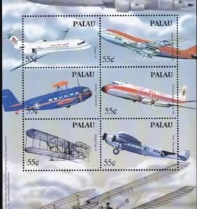 US 731 Trust Territories Palau NH VF Airplanes M/S