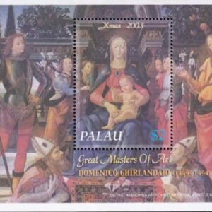 US 745 Trust Territories Palau NH VF Christmas S/S