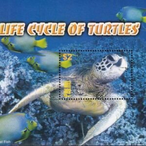 US 747 Trust Territories Palau NH VF Turtles S/S