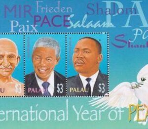 US 769 Trust Territories Palau NH VF Year Of Peace S/S