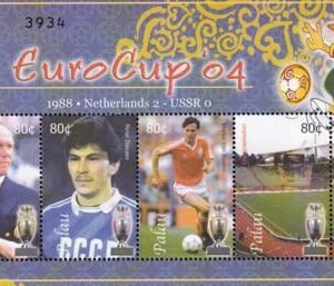 US 779 Trust Territories Palau NH VF Soccer Euro-Cup M/S