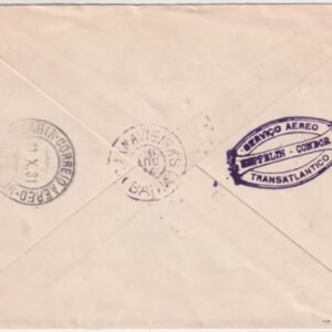 Switzerland 1931 3rd South American Flight Cover