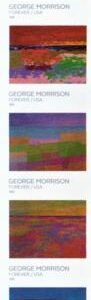 US 5688-92c Modern Imperf George Morrison Strip