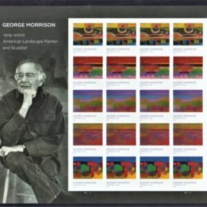 US 5688-92c Modern Imperf George Morrison Sheet
