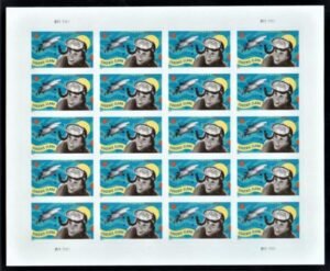 US 5693a Modern Imperf Eugenie Clark Sheet