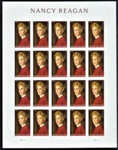 US 5702a Modern Imperf Nancy Reagan Sheet