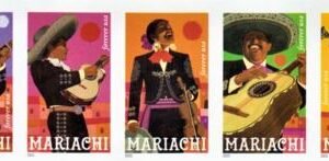 US 5703-7 Modern Imperf Mariachi Strip