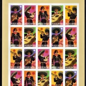 US 5703-7 Modern Imperf Mariachi Sheet
