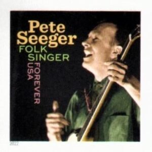 US 5708 Modern Imperf Pete Seeger Single