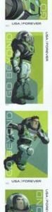 US 5709 Modern Imperf Buzz Lightyear Strip