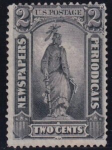 US PR9 Newspapers Mint Just F No Gum