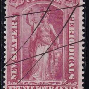 US PR17 Newspapers Used F Nect Pen Cancel