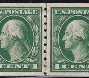 US 412 Washington / Franklin Mint H F-VF Line Pair