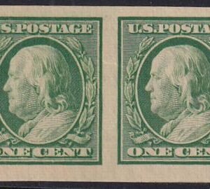 US 343 Washington / Franklin Mint NH XF-SUP Pair-Large Margins