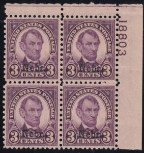 US 672 Mint NH VF Plate # Block UR