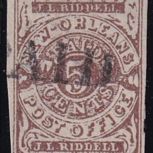 US Back Of Book - - Confederate State 62x3 VF Used 4 Margins