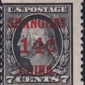 US Shanghai Overprint K7 AVE LH