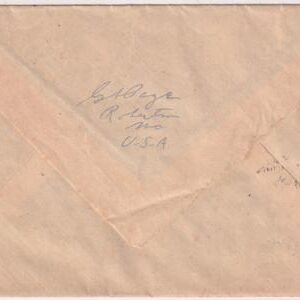 Switzerland 1933 Cover  to USA Marked SS Bremen Cherbourg
