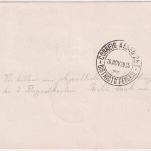 Switzerland 1935 2nd Shuttle Flight Card