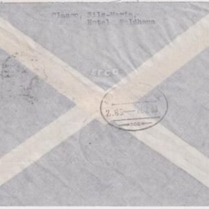 Switzerland 1938 Registered Airmail Cover Flims Walhaus to Buenos Aires