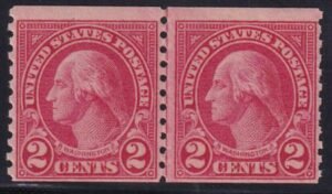 US 599A Mint NH F+ Line Pair PSE Cert