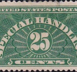 US QE4 Var Special Handling Mint F-VF "AT" Attached - Thin Spot + Dist. OG