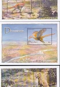 US 796-8 Trust Territories Palau NH VF Dinosaurs S/S