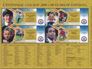 US 799 Trust Territories Palau NH VF FIFA Soccer M/S