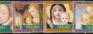 US 804-7 Trust Territories Palau NH VF Christmas