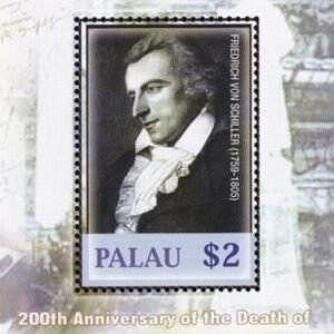 US 813 Trust Territories Palau NH VF Von Schiller S/S