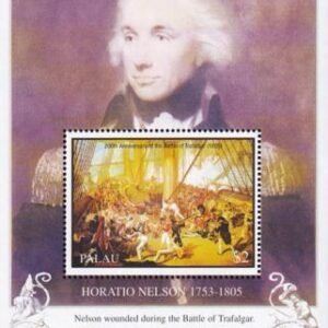 US 820 Trust Territories Palau NH VF Battle Of Trafalgar S/S