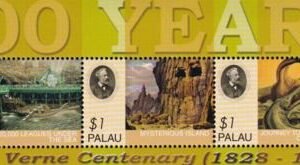 US 825 Trust Territories Palau NH VF Jules Verne M/S