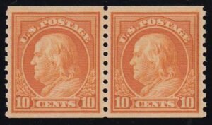 US 497 Washington / Franklin Mint NH VF Pair - Pristine