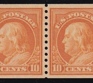 US 497 Washington / Franklin Mint NH VF Pair - Pristine