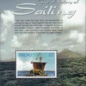 US 836 Trust Territories Palau NH VF Sailing S/S