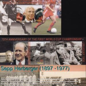 US 839-40 Trust Territories Palau NH VF World Cup 75th Anniv. S/S