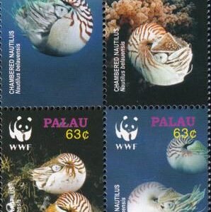 US 853 Trust Territories Palau NH VF WWF-Nautilaus