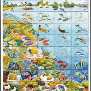 US 854 Trust Territories Palau NH VF Sea & Reef M/S