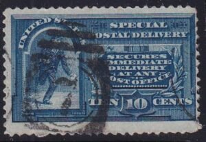 US E4 Special Delivery Used F Neat Cancel - Completely Sound