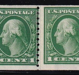 US 443 Washington / Franklin Mint LH F-VF Paste-Up Pair