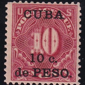 US Possessions - Cuba J4 Mint NH F-VF