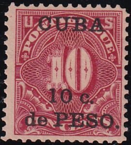 US Possessions - Cuba J4 Mint LH F-VF