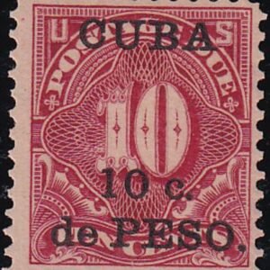 US Possessions - Cuba J4 Mint LH F-VF
