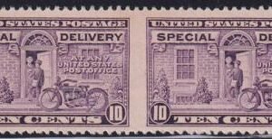 US E15c Error Mint NH VF Pristine Imperf Between Pair
